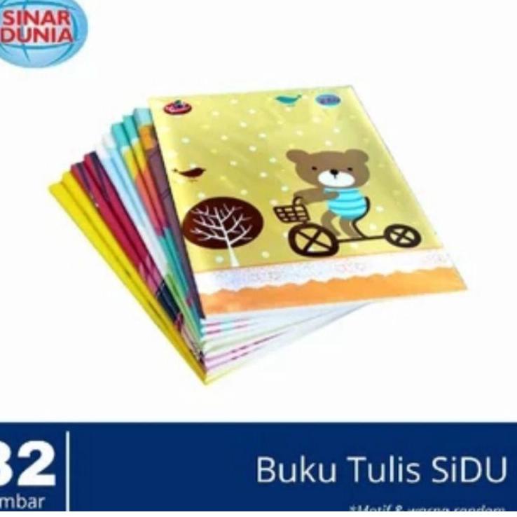 

Penjualan Terbanyak.. 1 pack buku tulis SIDU 32 lembar (10 buku) Produk SIDU