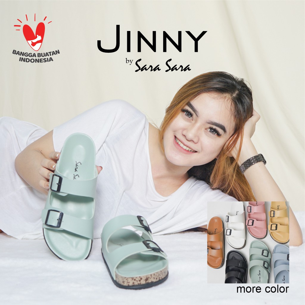 SANDAL SLOP CASUAL WANITA SARA SARA JINNY-Sendal cewek kekinian-7