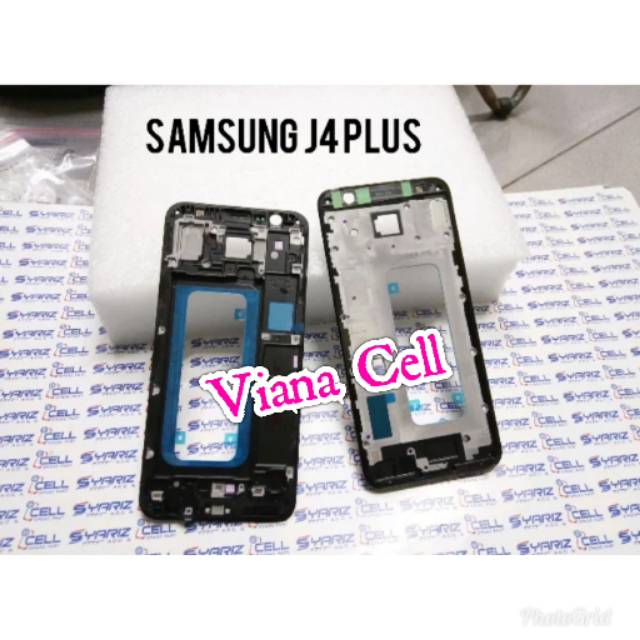 FRAME LCD BAZEL BEZEL TULANG TENGAH TATAKAN LCD HP SAMSUNG J4 PLUS J415 ORI