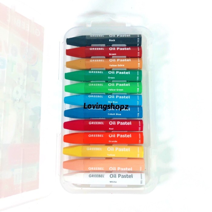

Terlaris Crayon Greebel Oil Pastel 12 C, 12 Warna Terbatas