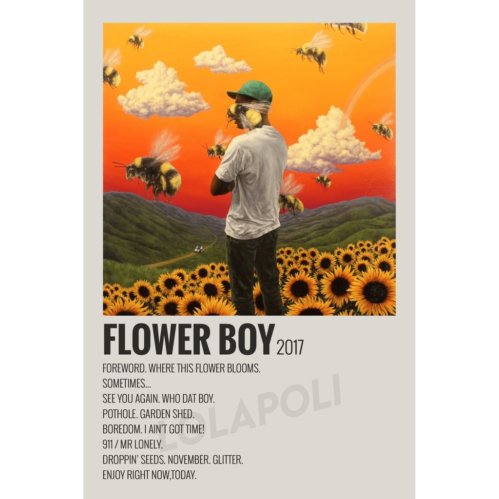 Poster Cover Album Flower Boy - Tyler, The Creator