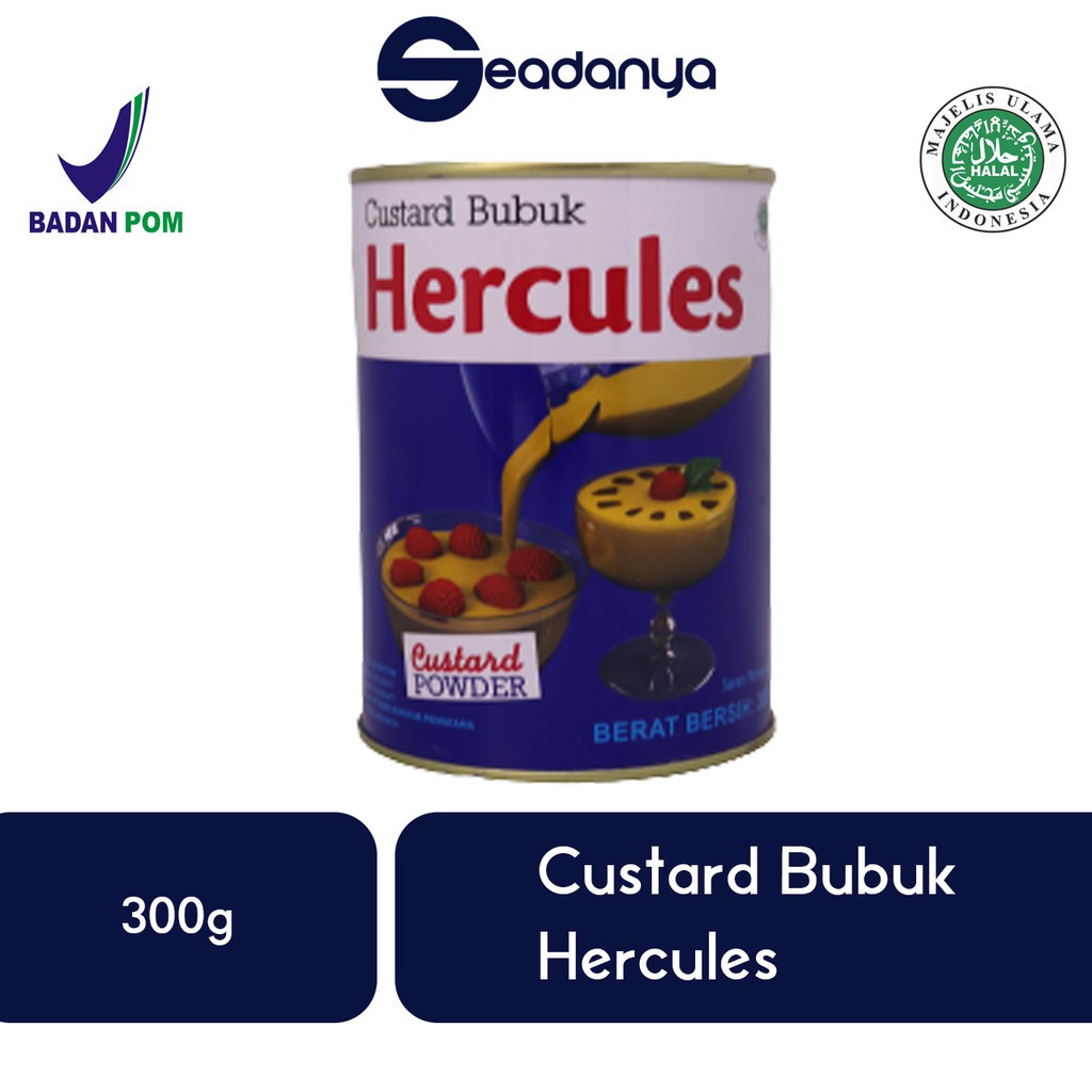 

Custard Bubuk Hercules 300g - Halal MUI & BPOM