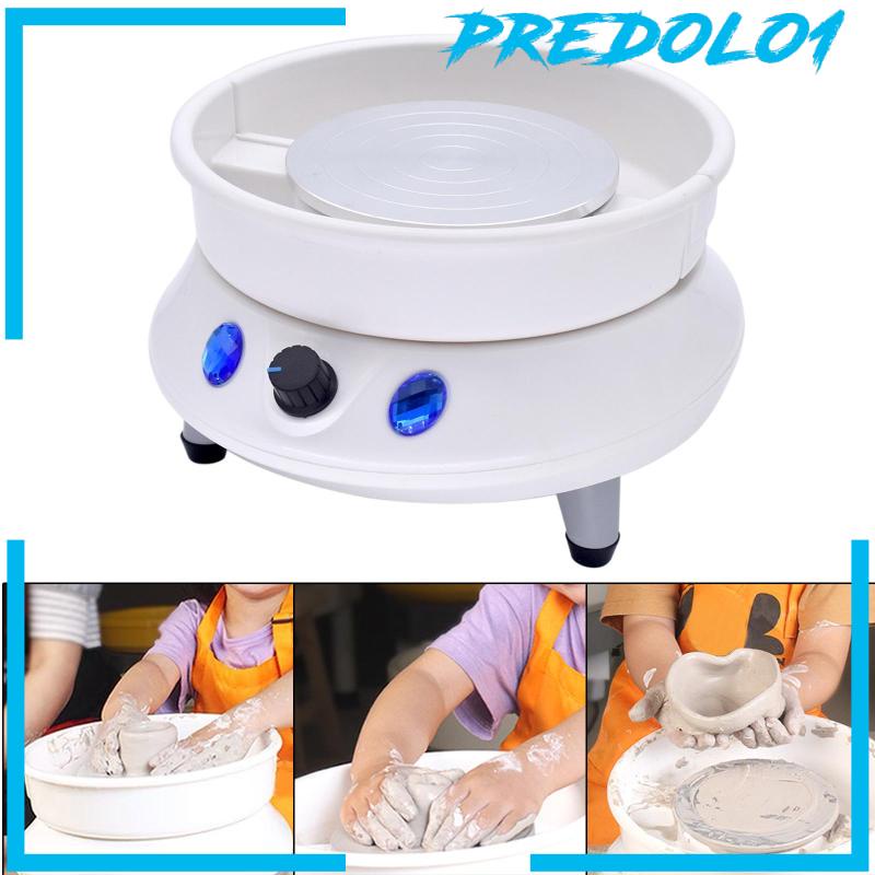 [PREDOLO1] Electric Pottery Forming Machine for Kids Beginner Ceramic DIY Tools Craft