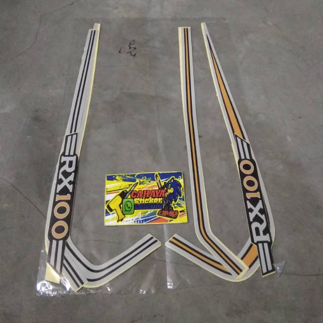 Striping Lis Sticker Standar Rx 100 / Rx Cepek 1