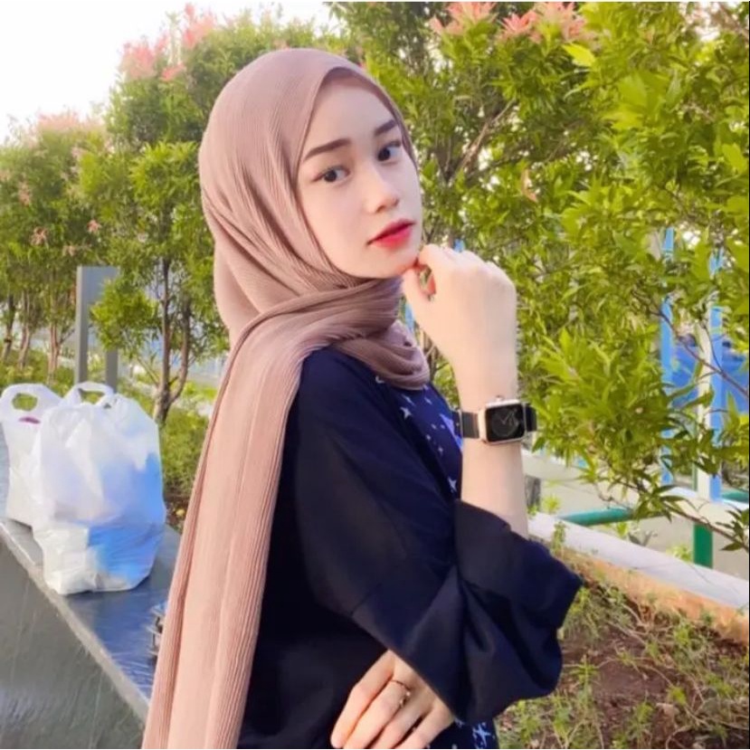 Pashmina Pleated Plisket Heavy Chiffon import