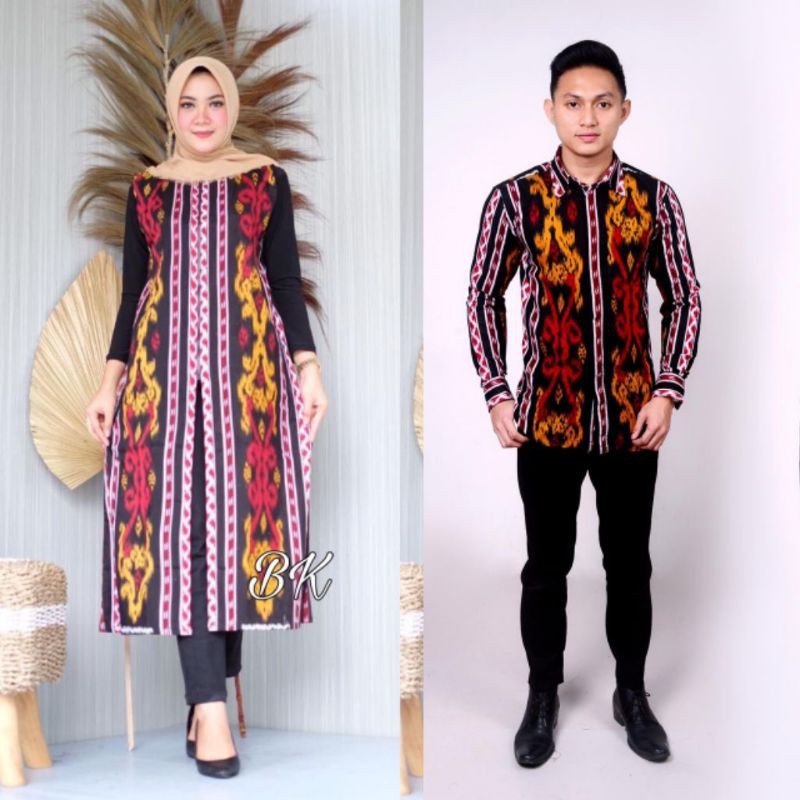 Termurah Maura Couple -batik Sarimbit Modern/batik Pasangan Murah/batik Asli Pekalongan 7n0d3JT5BeOjl