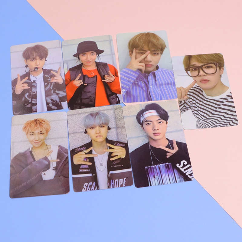 Bts Transparent card 32 PCS bts 2020 season greeting card BANTAN BOYS Photo Cards Gifts for ARMY come with gift box 