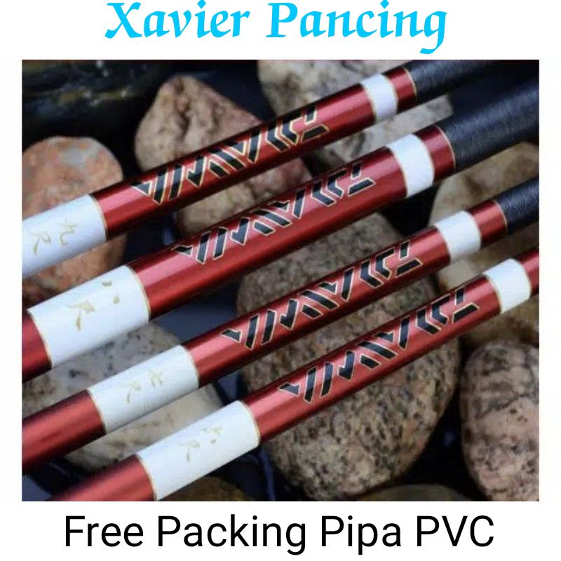 Tegek Daiwa Red Rose 10H Original,  Import , Kaku & Kuat, Galatama Lele & Baronang