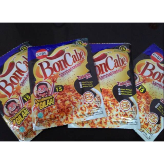 

Bon cabe level 15 pedes mampus 7gr