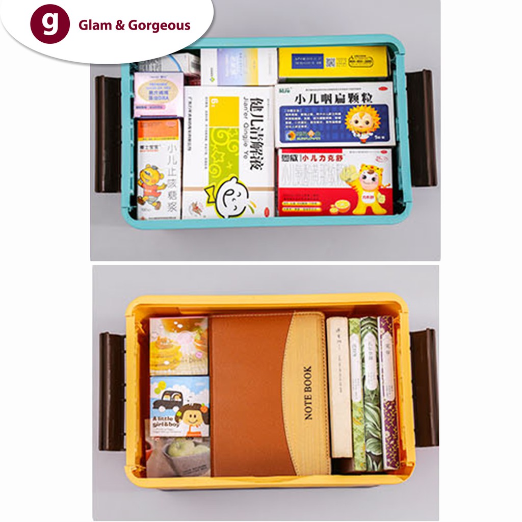 Kotak Penyimpanan Baju Plastik Box Container Lipat Serbaguna Portable Box Container Organizer BC001