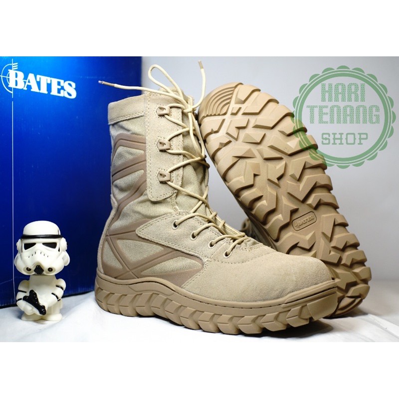 SEPATU PDL BATES CREAM 9 INC,BOOTS TACTICAL IMPORT/SEPATU BAHAN CORDUR IMPORT/SEPATU PRIA DAN WANITA