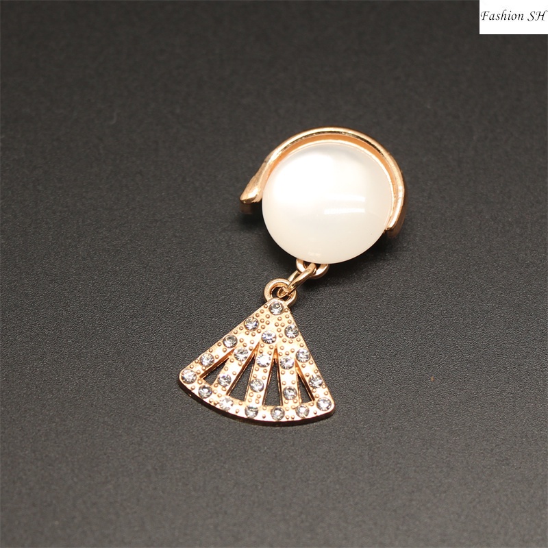 Bros Peniti Desain Kipas Hias Berlian Imitasi Untuk Wanita M70054