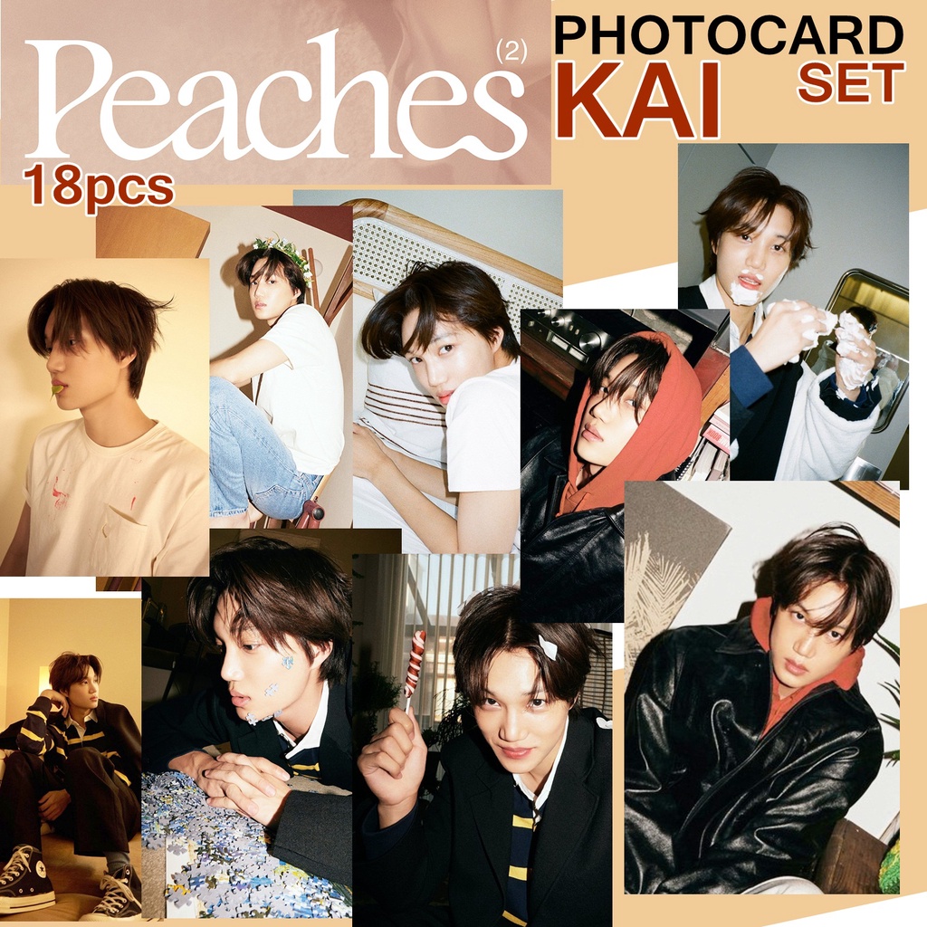 Photocard KAI EXO 20pcs Photo Kai Mini Album Peaches