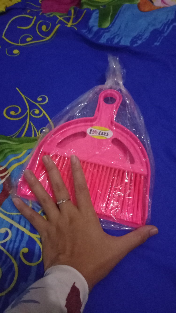 Serbu Murah - Lotus Sapu Warna Warni / Sapu Kecil Pengki Serbaguna / Mini Broom Dust Pan / Sapu