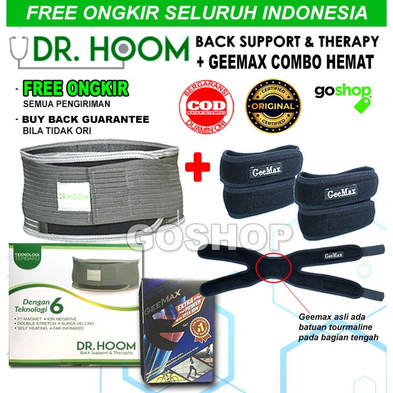 DR HOOM BACK COMBO GEEMAX ( GRATIS ONGKIR )