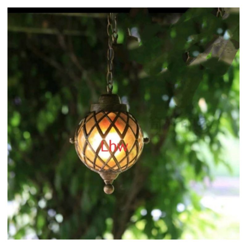 Lampu hias gantung klasik outdoor indoor 1210 dekorasi teras,cafe