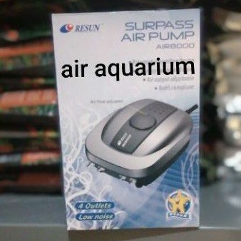 Pompa udara aerator aquarium Resun Air8000 Air 8000 4 lubang