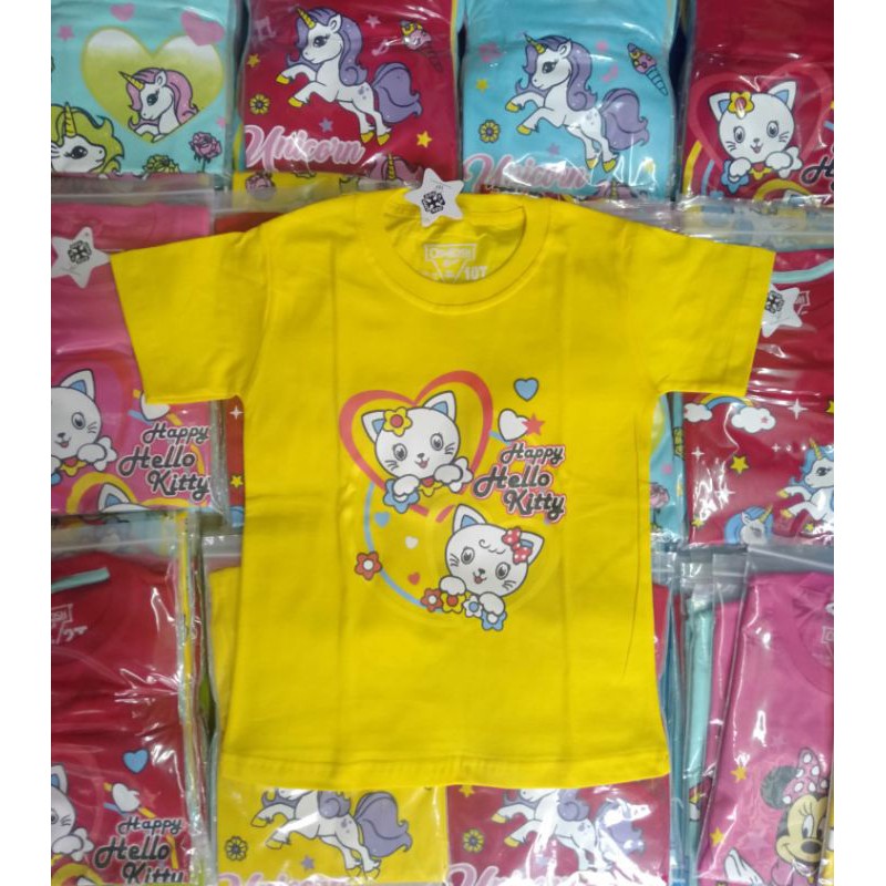 (COD) KAOS ATASAN ANAK TERBARU (USIA 2-7 TH)