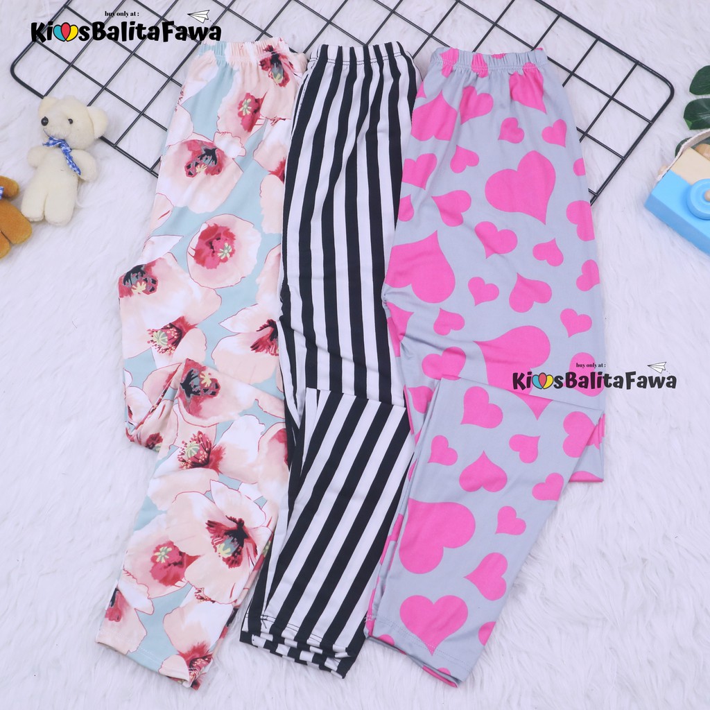 Legging Carlissa Anak Uk 1 s/d 15 tahun / Leging Perempuan Celana Panjang Lejing Laging Murah Grosir Adem Balita babycinnamon