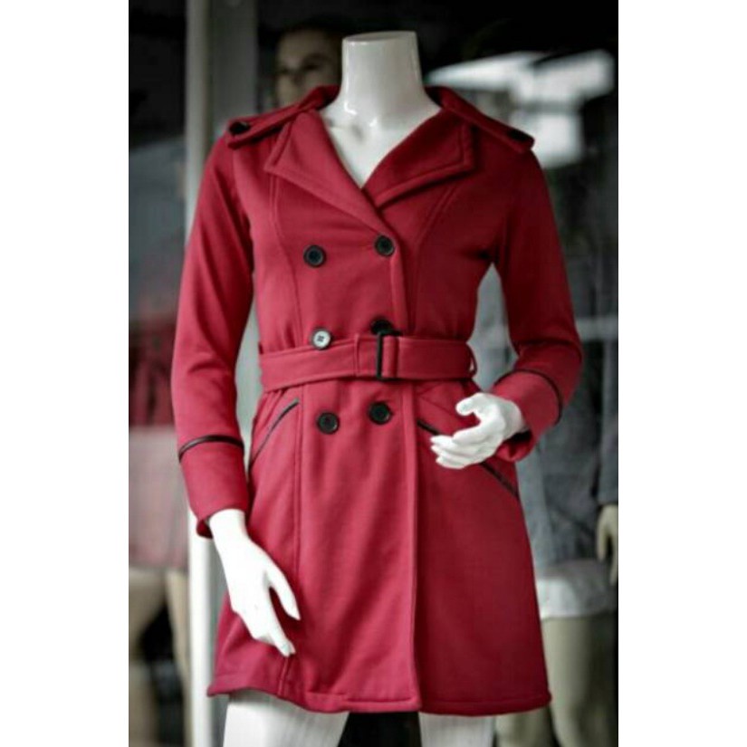 Grosir Coat Wanita Hangat Best Quality DistroNKRI / Trench Coat Wanita Casual Clasis / COAT MANTEL / VINLEY Elegan