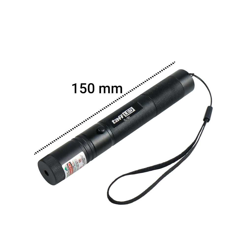 Green Beam Laser Senter Lampu Laser Pointer 1MW 532NM Baterai+Charger