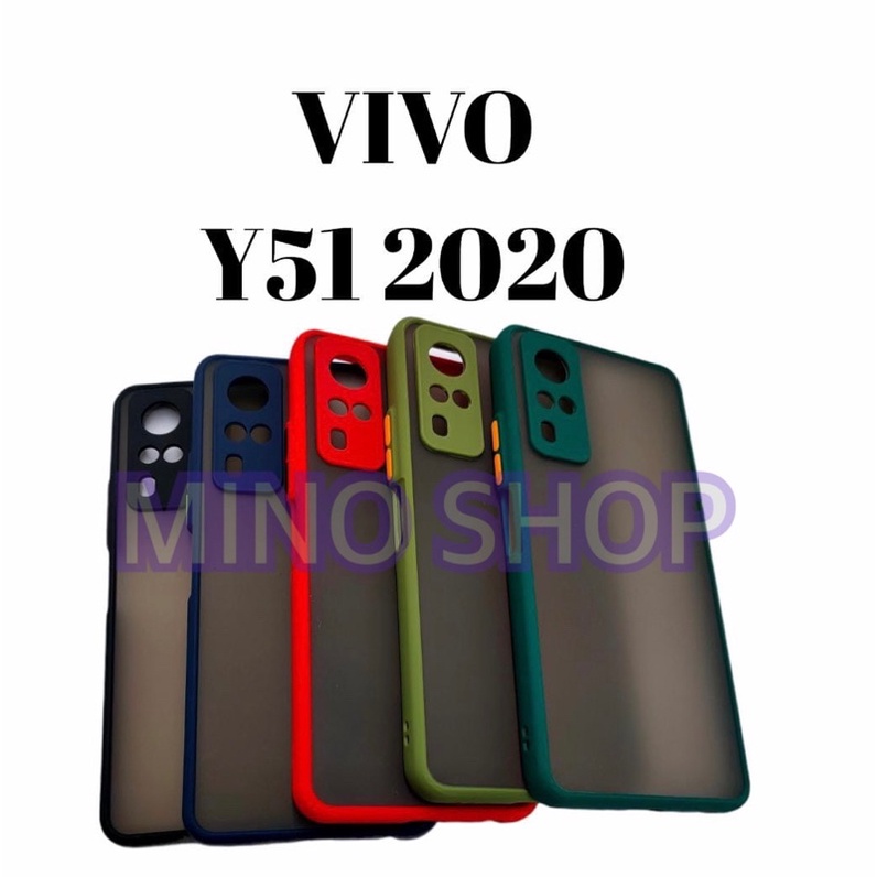 SOFTCASE VIVO Y51 2020 - HARDCASE DOVE MYCHOICE PLUS PELINDUNG KAMERA - AERO CASE