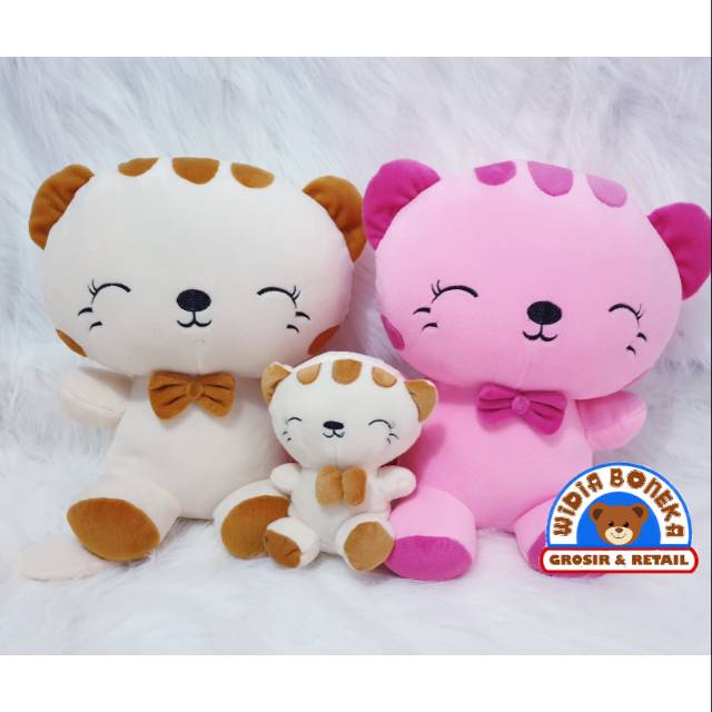 [1 HARI Jadi] ukir nama Boneka Kucing Cantik Size XL