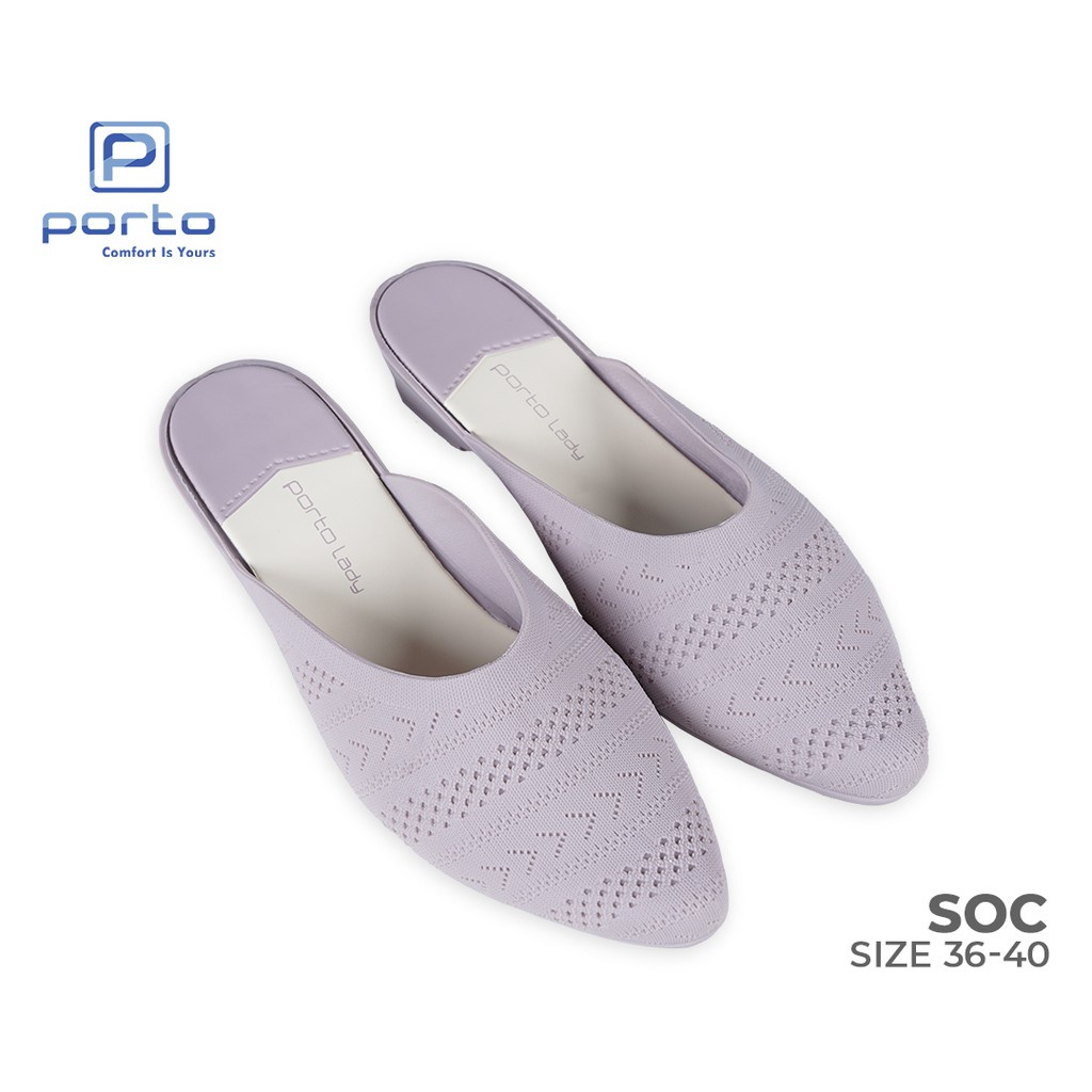 sogo PORTO LADY SOC Sepatu Wanita Wedges Nyaman Casual Formal Original Terbaru