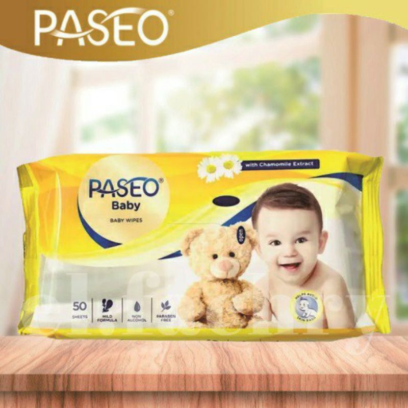 Tissue PASEO Baby Wet Tissue Chamomile 50s