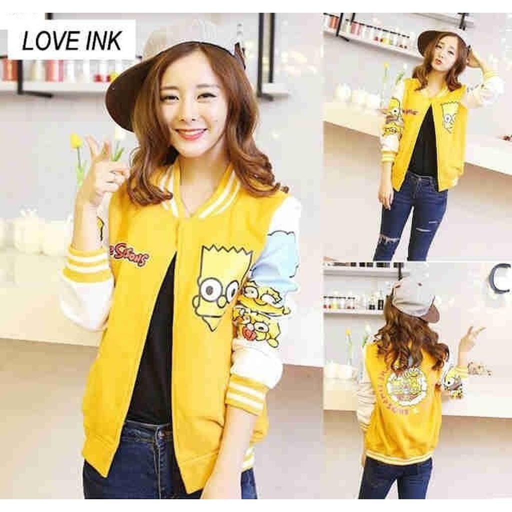 jaket varsity simpson