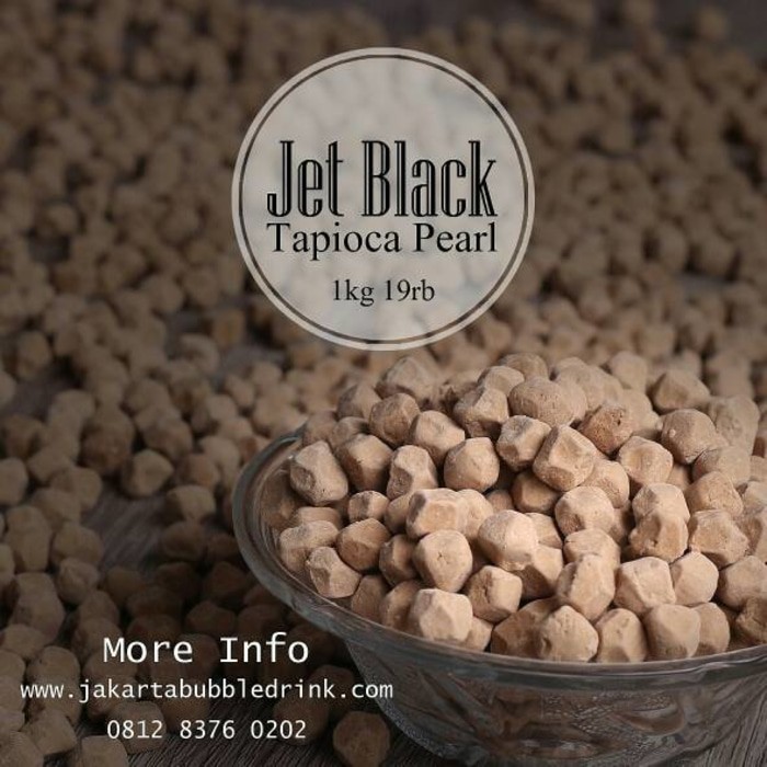 

Tapioca Pearl Jet Black 1kg - Jakarta Bubble Drink - Powder Minuman