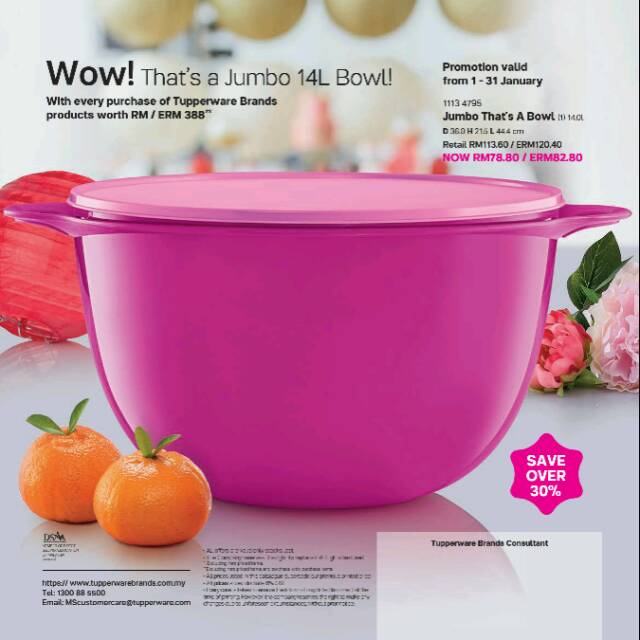 Jumbo That's A Bowl 14L