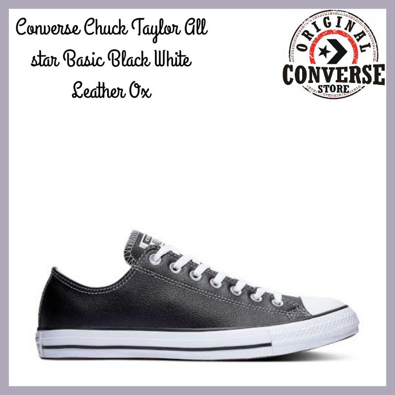 converse chuck taylor all star original leather ox shoes