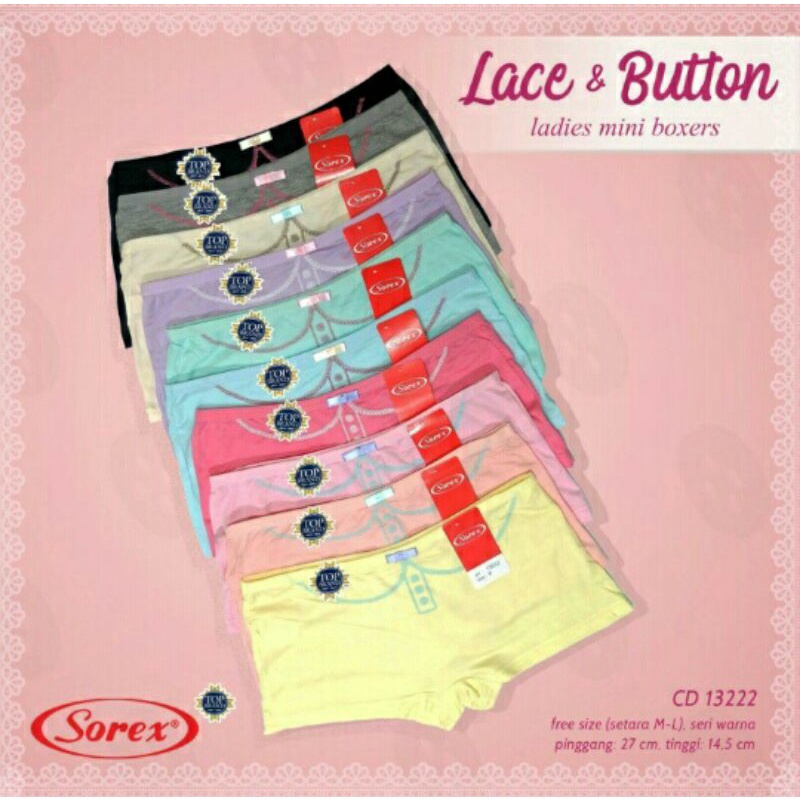 Sorex Celana Dalam Fashion Mini Boxer Wanita