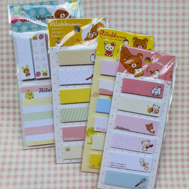 

rilakkuma sticky note for scrapbook and journal