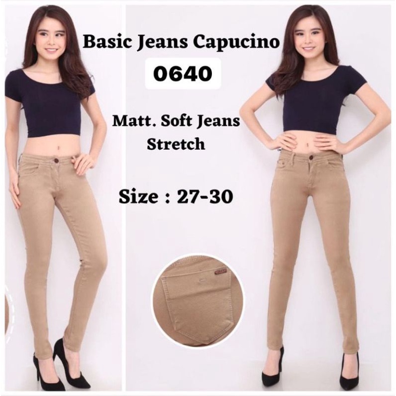 SKINNY JEANS,DENGAN BAHAN SOF JEANS VARIASI 27-30