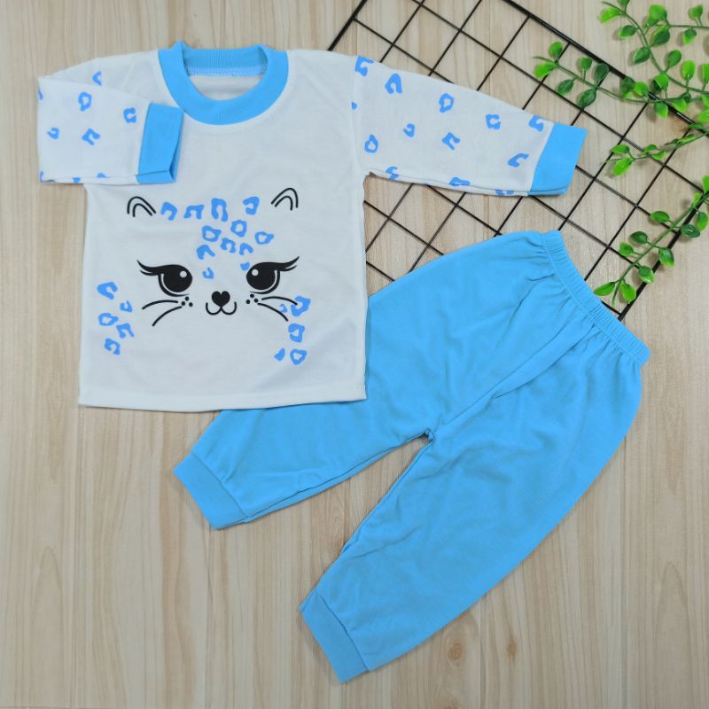 [Ss-8027] Piyama Bayi, Pakaian Bayi Newborn 0-6bulan, Baju Tidur Bayi