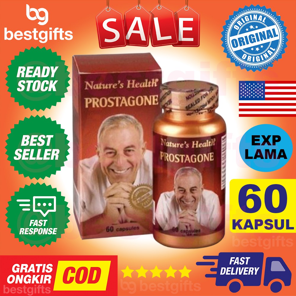 NATURE'S NATURES NATURE HEALTH PROSTAGONE PROSTAT BIOPERIN FUNGSI SALURAN KANDUNG KEMIH 60 KAPSUL