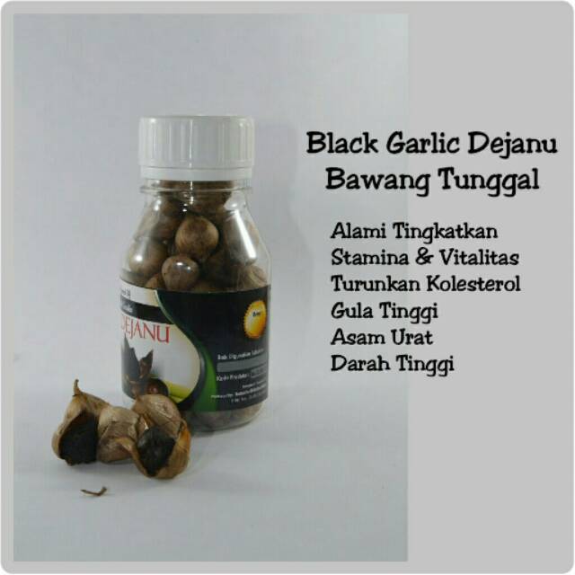 

Camilan Kesehatan Bawang Hitam Tunggal Lanang Fermentasi Black Garlic Alami Tingkatkan Stamina
