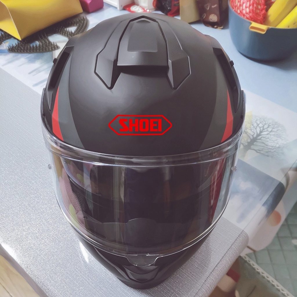 SHOEI Helm Stiker Reflektif Tahan Air Stiker Aksesoris Motor Stiker