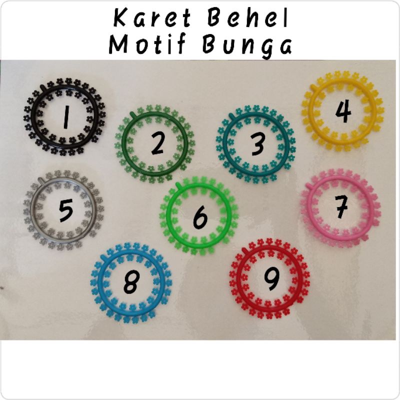 [BELI 10 GRATIS 1] Karet Behel Fashion Motif Bunga