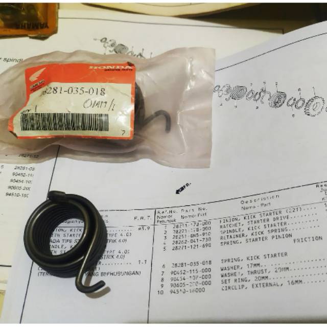 Perselah per selah Honda Astrea series astrea grand legenda impressa prima star original japan