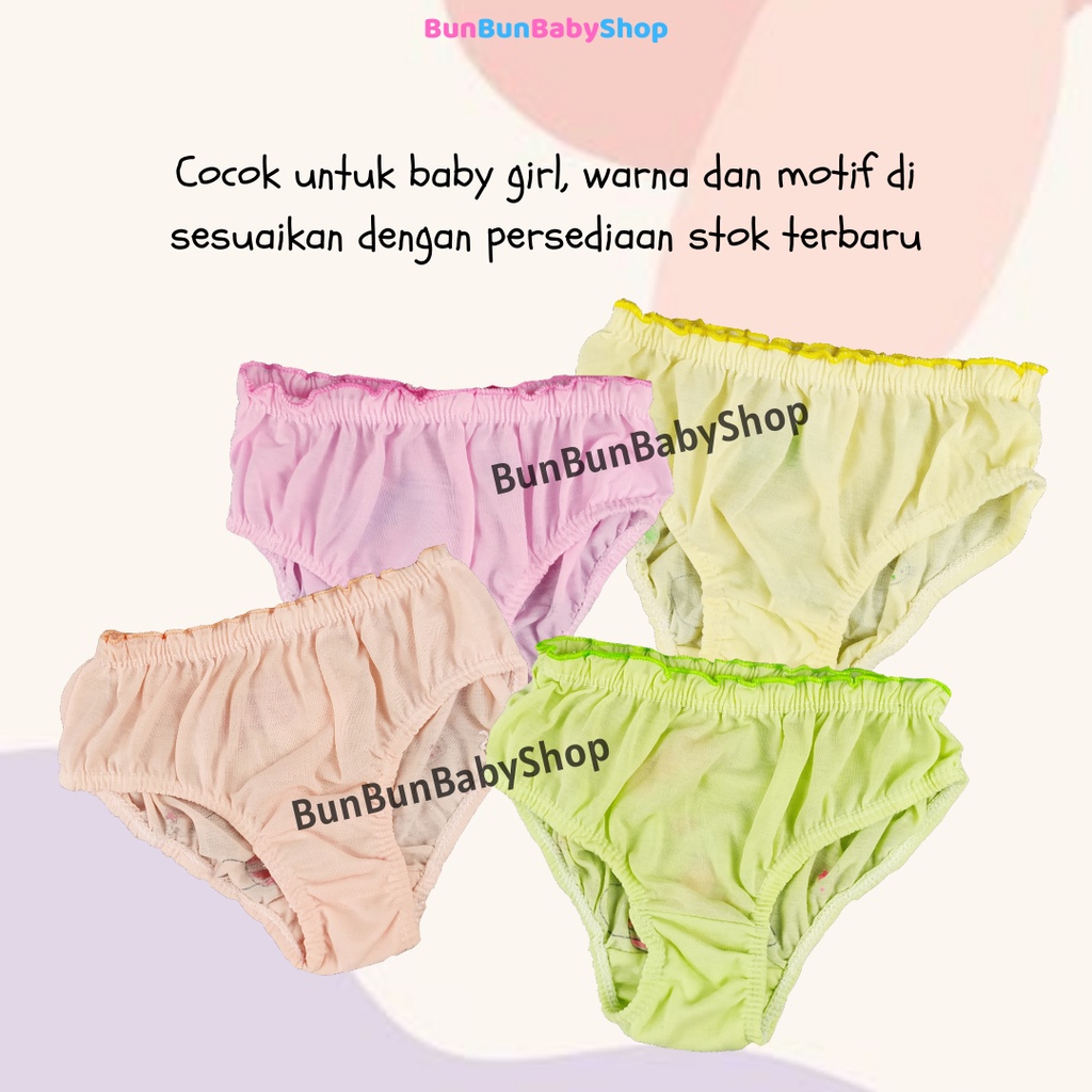 CD Anak Perempuan Celana Dalam Balita Bawahan Cewek Motif Lucu Fashion Baju Perlengkapan Bayi Baru Lahir Bunbunbabyshop