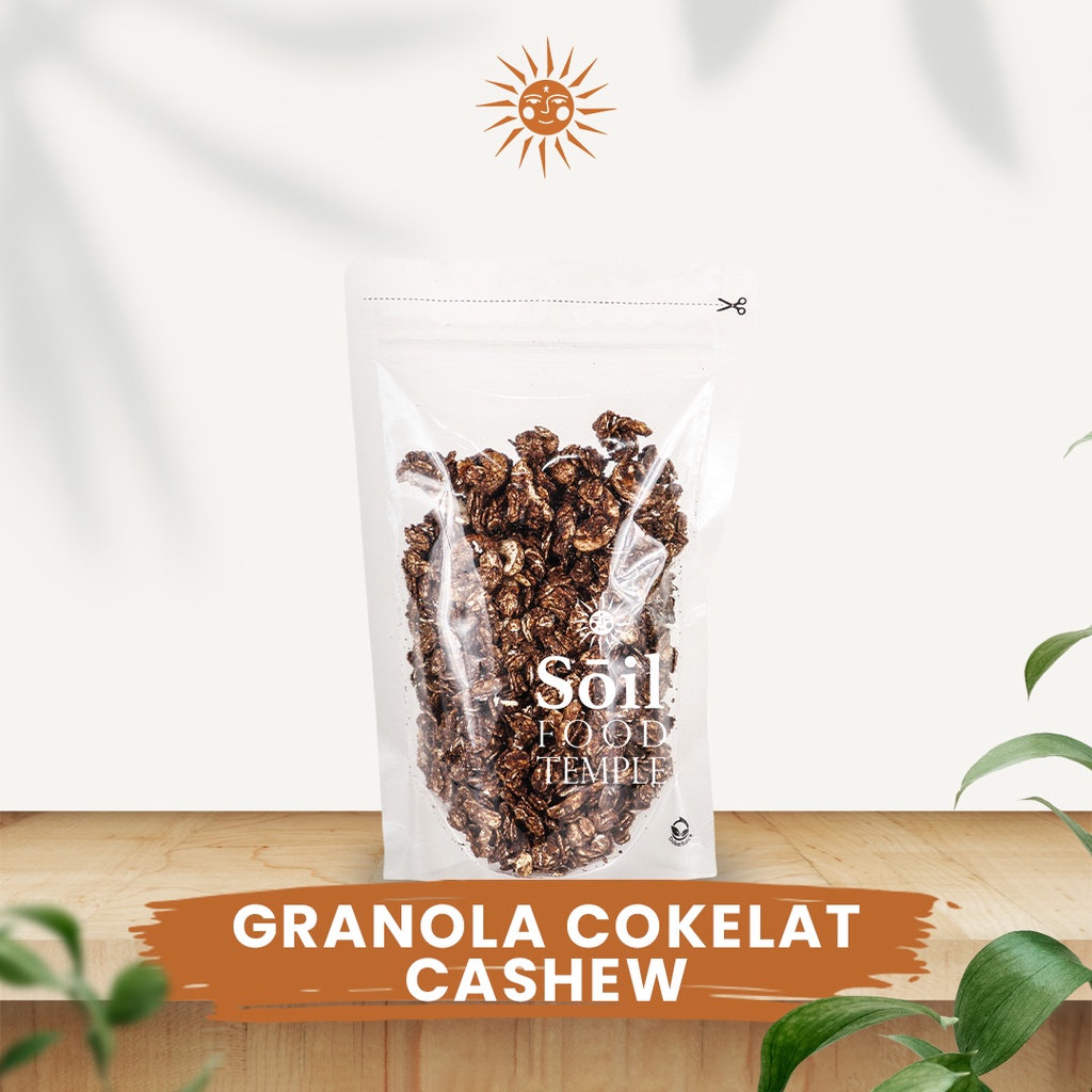 

Chocolate Cashew Granola / Granola Cokelat Kacang 100gr