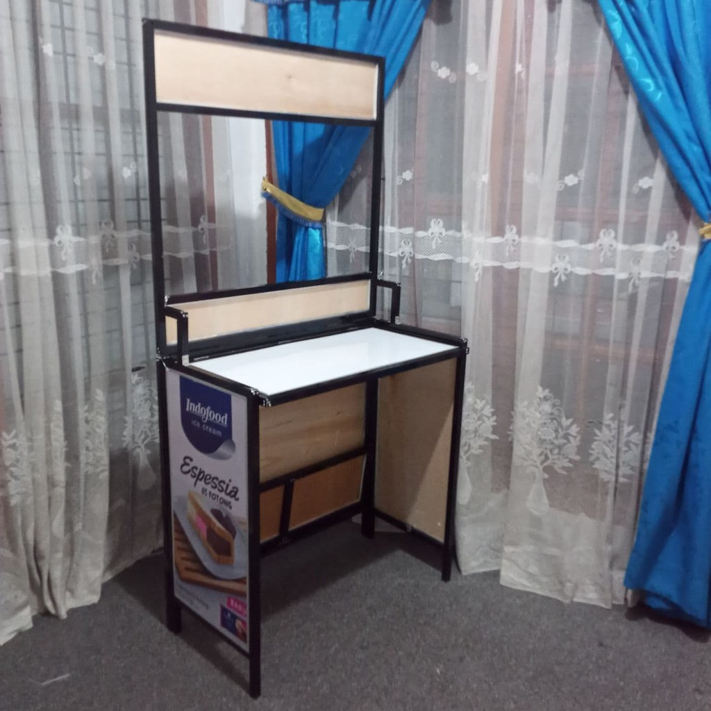 Booth Lipat Portable Es Potong Espessia