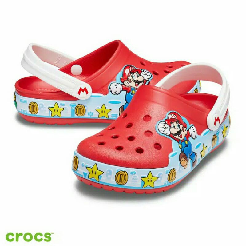 Sandal Anak CROCS MARIO BROSS KIDS and JUNIOR