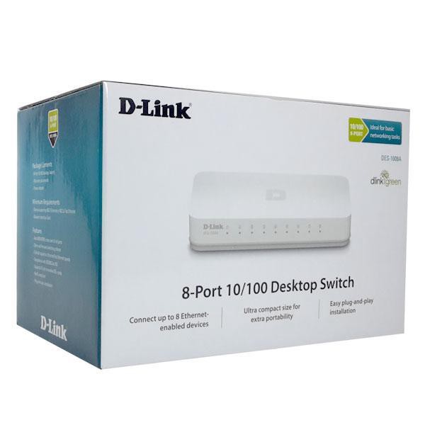 swict hub d-link 8 port plastik/Dlink switch 8 port DES1008A plastik