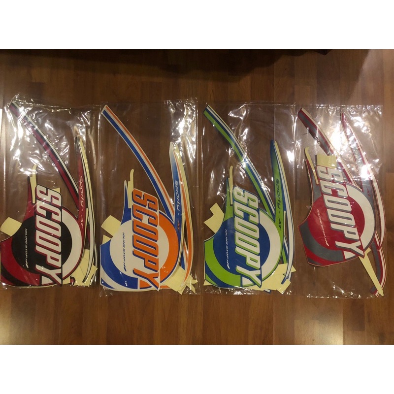 Lis Stripping Les Body Sticker Scoopy Sporty 2016 Fi