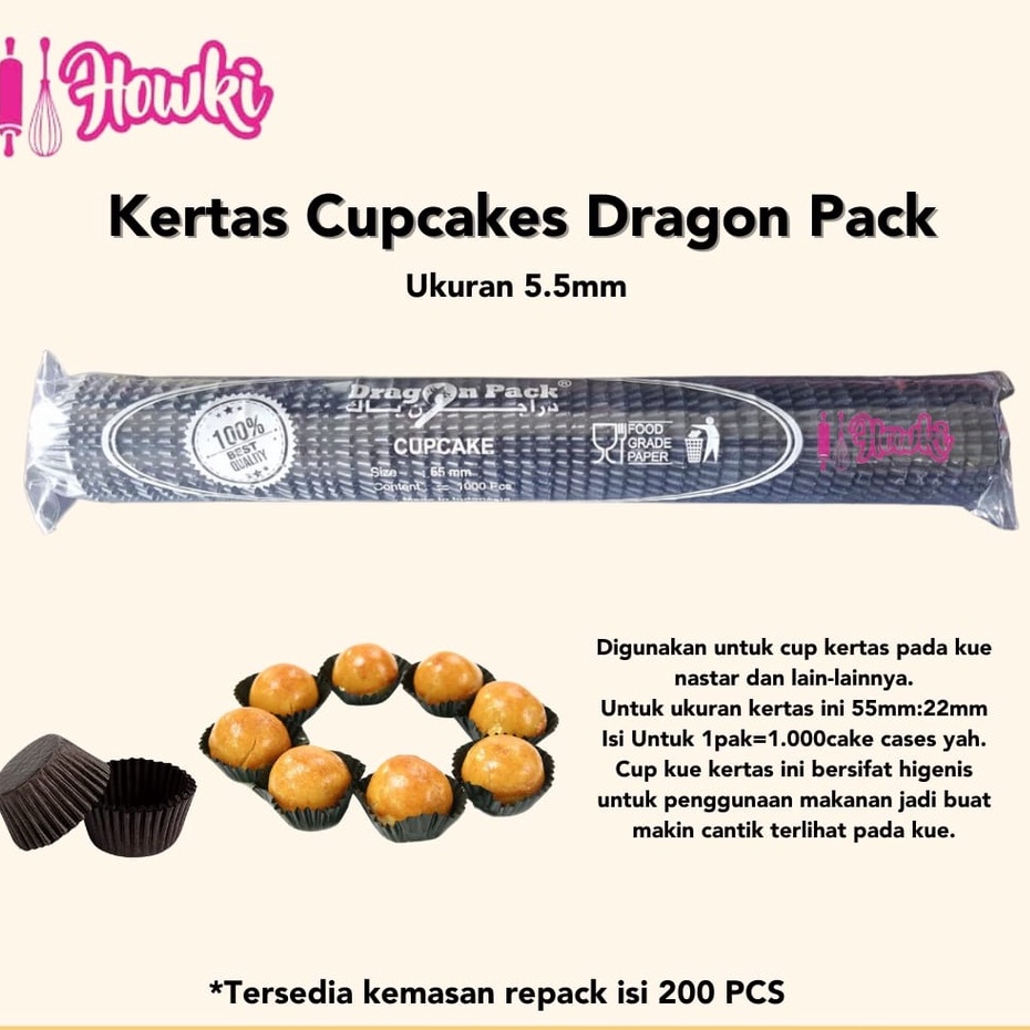 Cup Nastar HItam kuker/Nastar 5,5cm 1000pcs