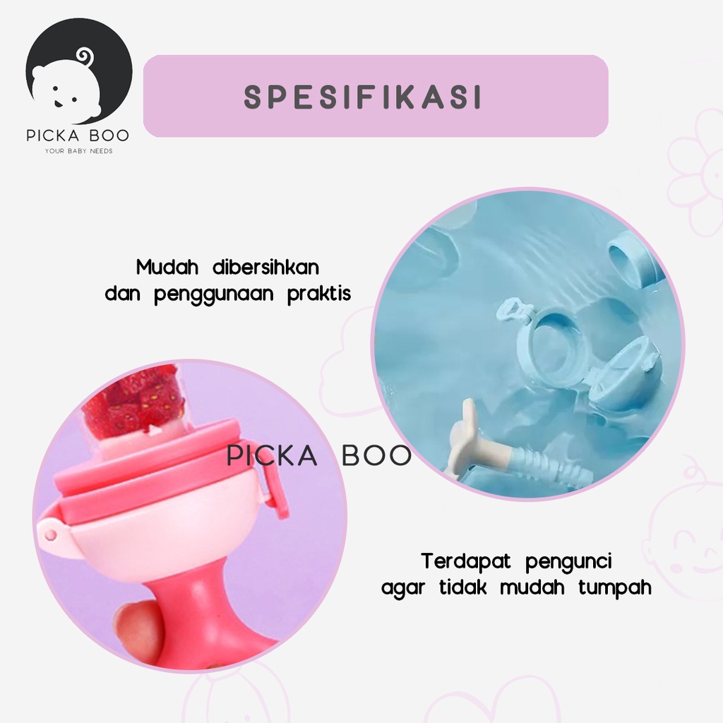 PICKA BOO Dot Buah Empeng Bayi Mpasi